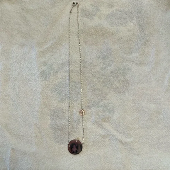 Silver Floral Parisian Necklace - Picture 4 of 5